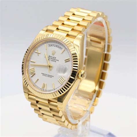 gold rolex watch for men|rolex day date 40 yellow gold.